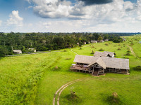 The combination of wide-open grasslands, gentle rivers and towering forests result in a place of peace and adventure, in equal measure. Explore on foot, by vehicle and by boat. The closest of the camps to the private airstrip, at Mboko –  each day holds a new adventure.