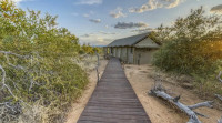 Exterior Deck Leading to Luxury Tent