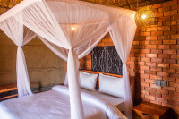 One of the rooms on the side of the boma with high-quality cultural design.