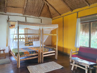 Double bed set up (all our rooms can be set as twin or double)