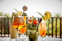 Drinks at the Onsea House terrace