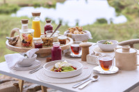 Breakfast tray at Singita Faru Faru 