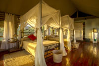 Inside a Tent