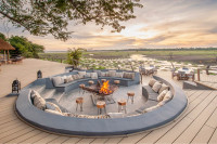 Kafunta River Lodge Fireplace