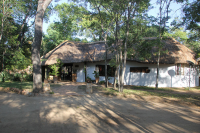 Entrance View with parking lot.