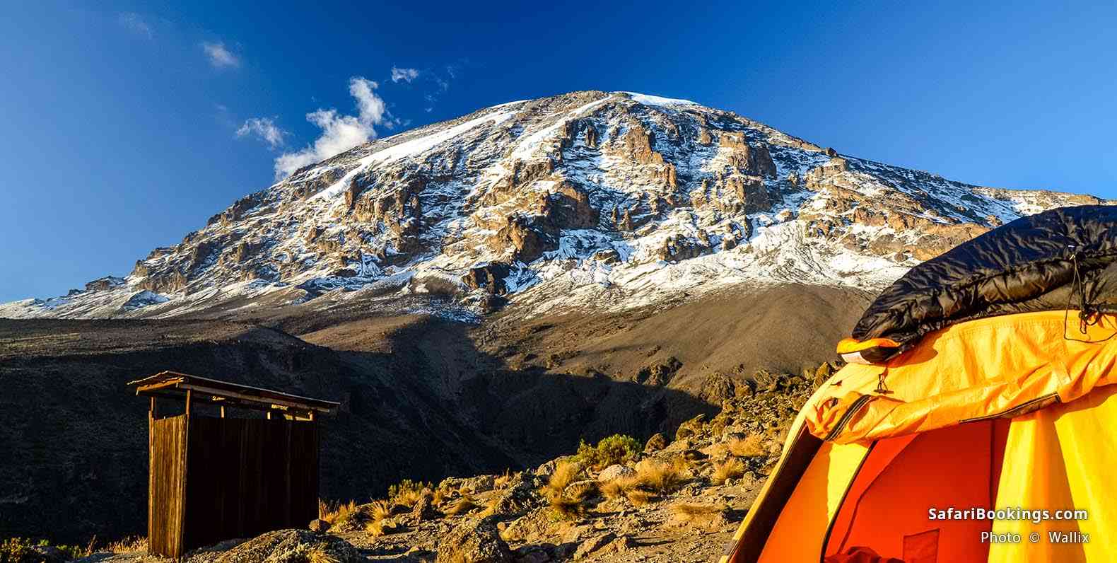 View of Kibo with Uhuru peak