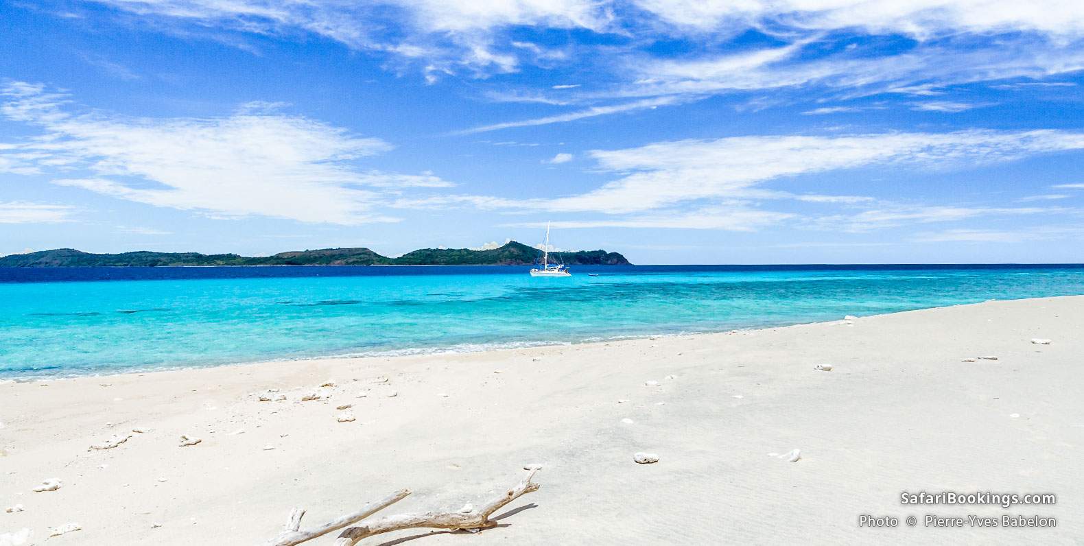 White sand beach in the Mitsio archipelago, north of Madagascar