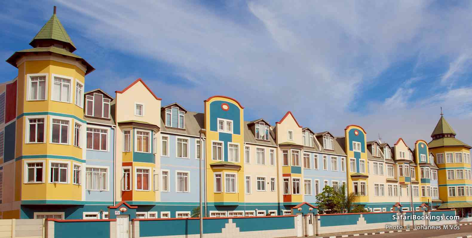 Colonial-era houses in Swakopmund