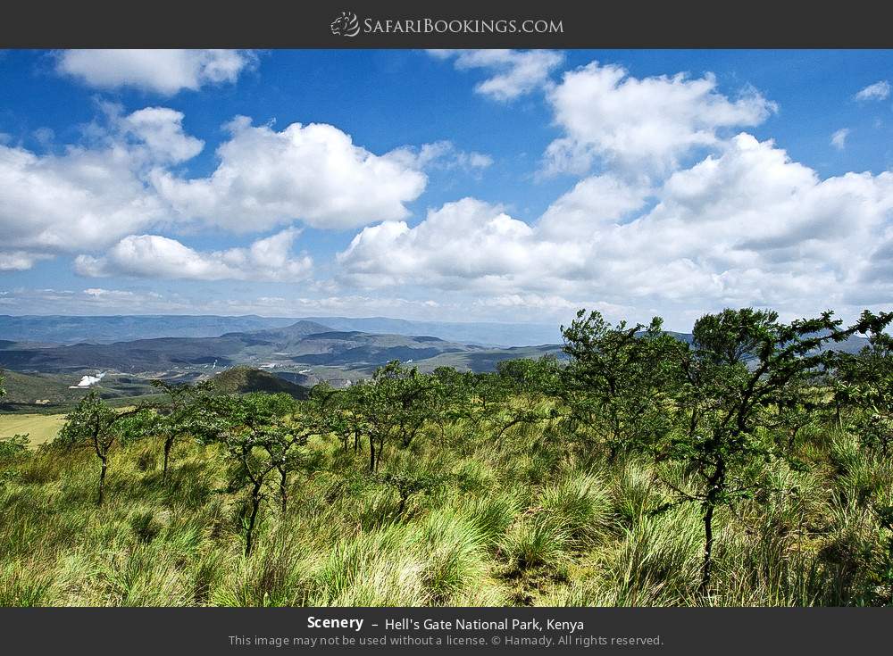 Expansive views in Hell's Gate National Park, Kenya