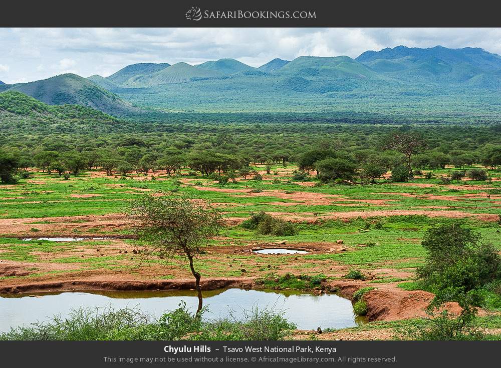 Chyulu Hills in Tsavo West National Park, Kenya