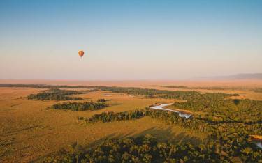 Thumbnail of Balloon safari over the savannah plains of the Masai Mara