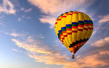 Balloon safari over the Masai Mara