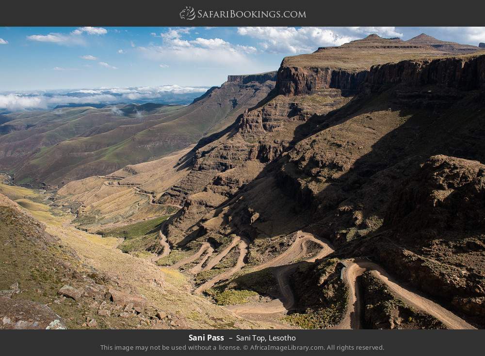 Sani Pass in Sani Top, Lesotho