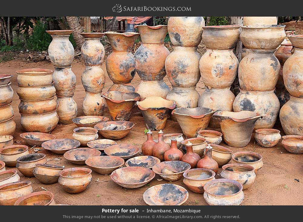 Pottery for sale in Inhambane in Inhambane, Mozambique