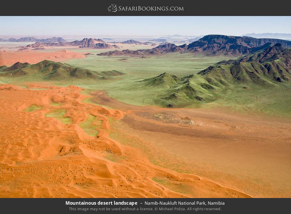 Mountainous desert landscape, Namib-Naukluft NP in Namib-Naukluft National Park, Namibia
