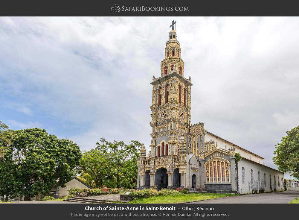 Church of Sainte-Anne in Saint-Benoît in Other, Réunion