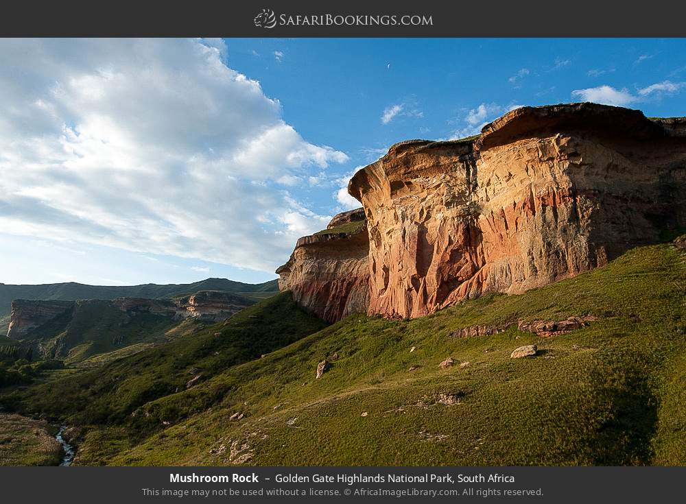 Mushroom Rock in Golden Gate Highlands National Park, South Africa