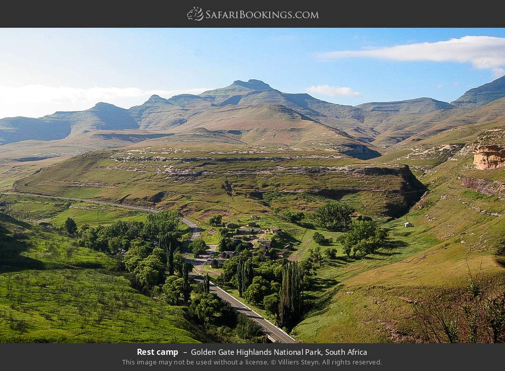 Rest camp in Golden Gate Highlands National Park, South Africa