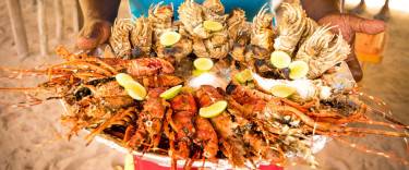 Seafood platter