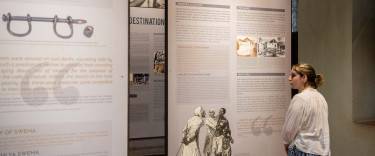 Display at the East African Slave Trade Exhibit at the Old Slave Market