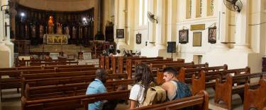 Interior of the Anglican Cathedral at the Old Slave Market