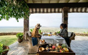 Breakfast at the lodge