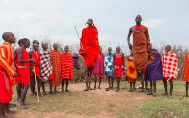 Maasai dancing