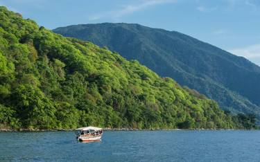 Boat on Lake Tanganyika