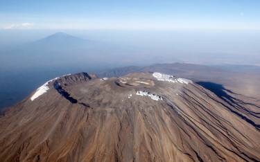 Aerial view of the summit