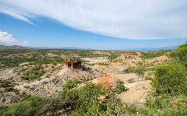 Scenic view of the gorge
