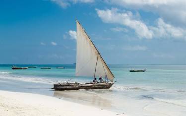 Thumbnail of Dhow lying on the beach