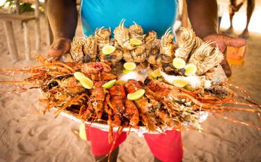 Seafood platter