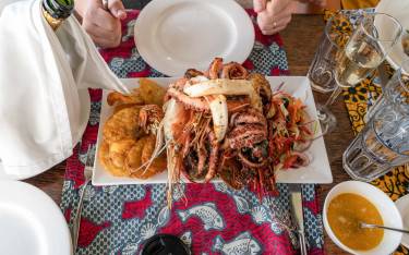 Seafood platter