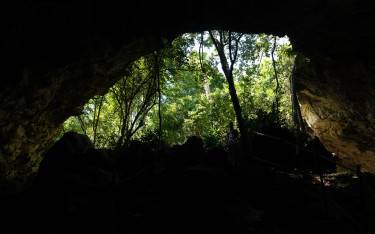 Entrance to Kuza Cave