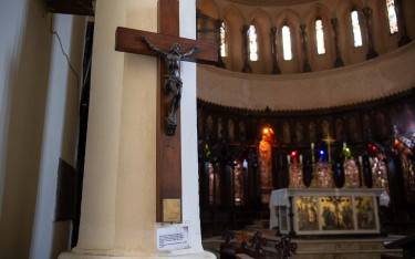 Crucifix in the Anglican Cathedral at the Old Slave Market