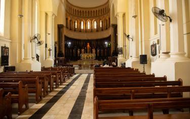 Interior of the Anglican Cathedral at the Old Slave Market