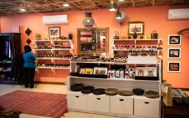 Shop interior