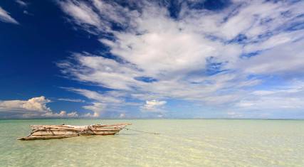 Fishing ngalawa boat