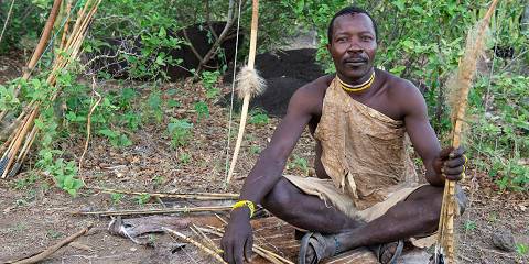 1-Day Cultural & Hunting with the Bushmen Hadzabe Tribe