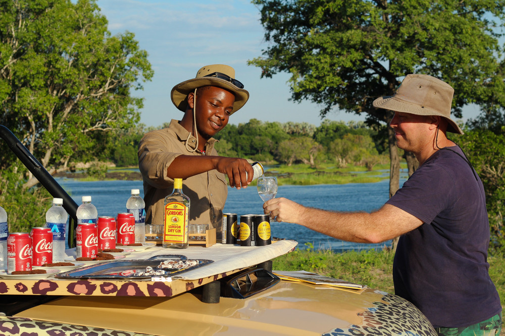 Premium Safari Game Drive with Gin Tonic Break