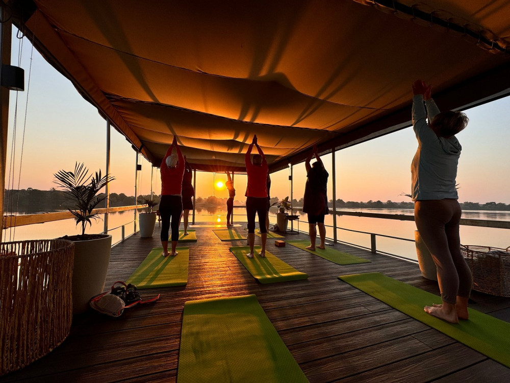 Victoria Falls Yoga, Wildlife & Sunset Serenity