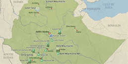 Map of Ethiopia