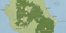 Map of Réunion