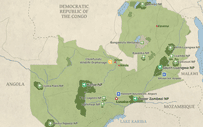 Map of Zambia