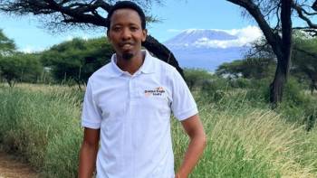 Founder & Director James at Amboseli.