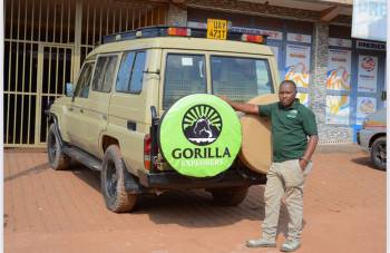 A Gorilla Explorers guide ready for the safari.